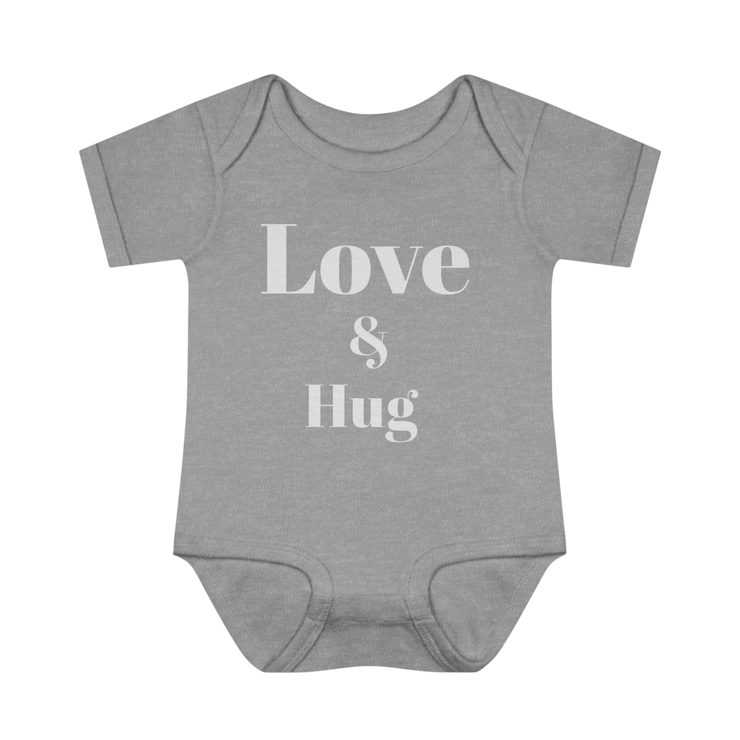 Love & Hug Valentine's Baby Onesie