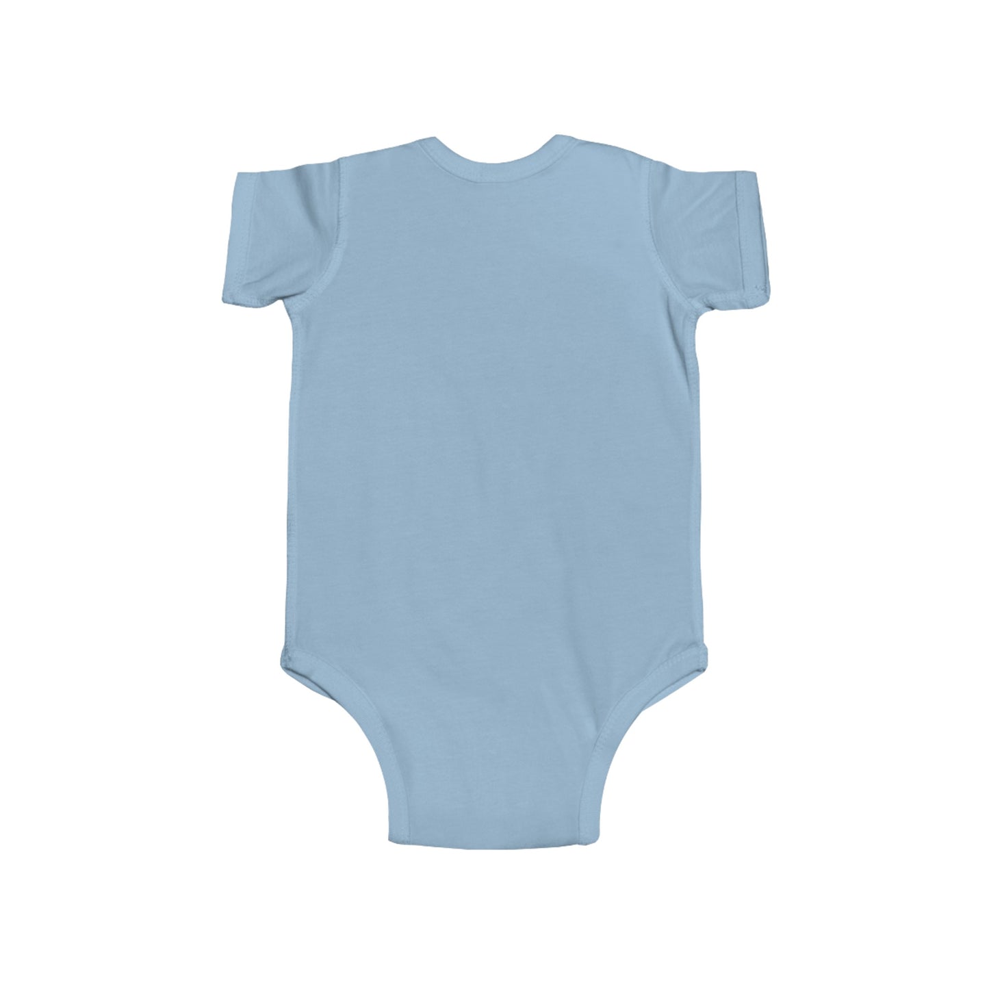 Alphabet Adventures Baby Onesie - Featuring Letter E with Cute Elephant