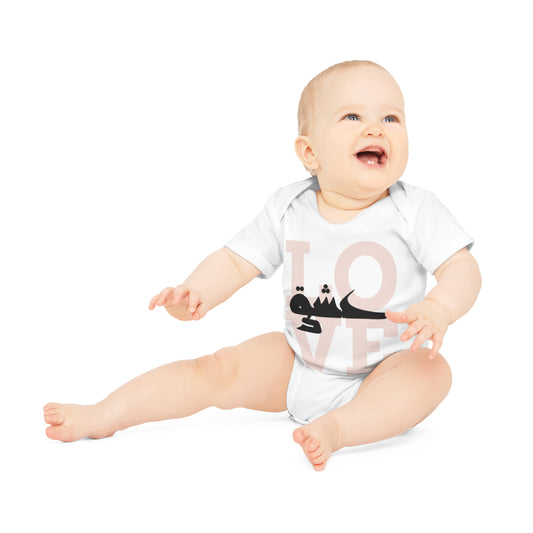 Love (eshgh in Farsi) - Baby Organic Short Sleeve Bodysuit