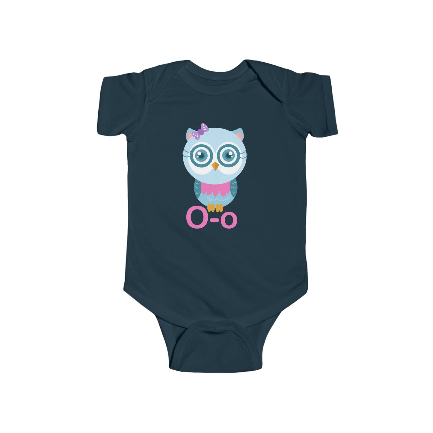 Charming Baby Onesie with "O" and Owl Design - Fun Alphabet Learning for Kids