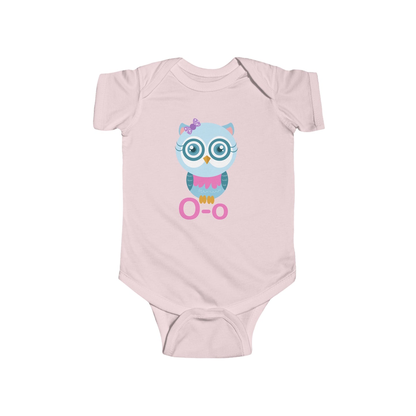 Charming Baby Onesie with "O" and Owl Design - Fun Alphabet Learning for Kids