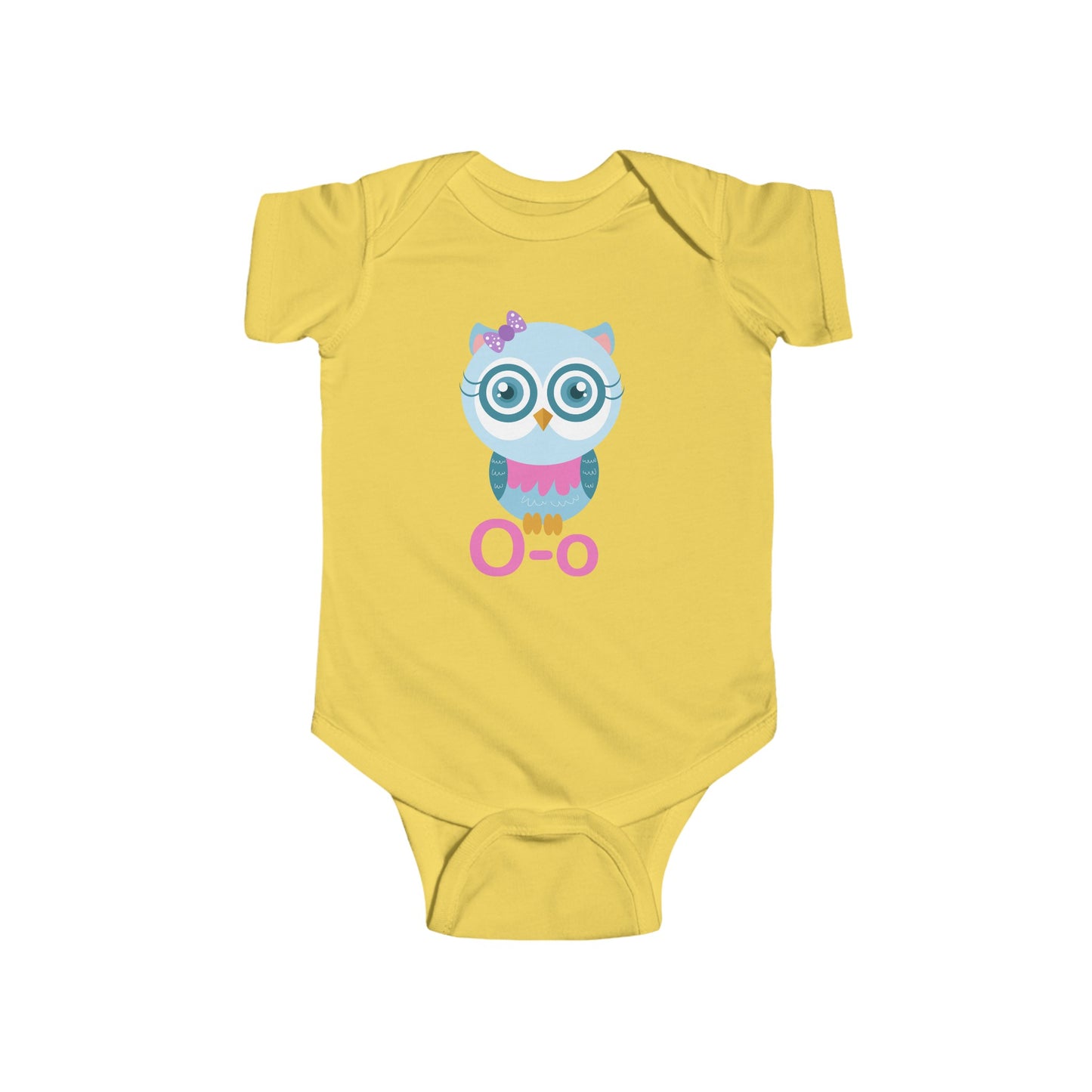 Charming Baby Onesie with "O" and Owl Design - Fun Alphabet Learning for Kids