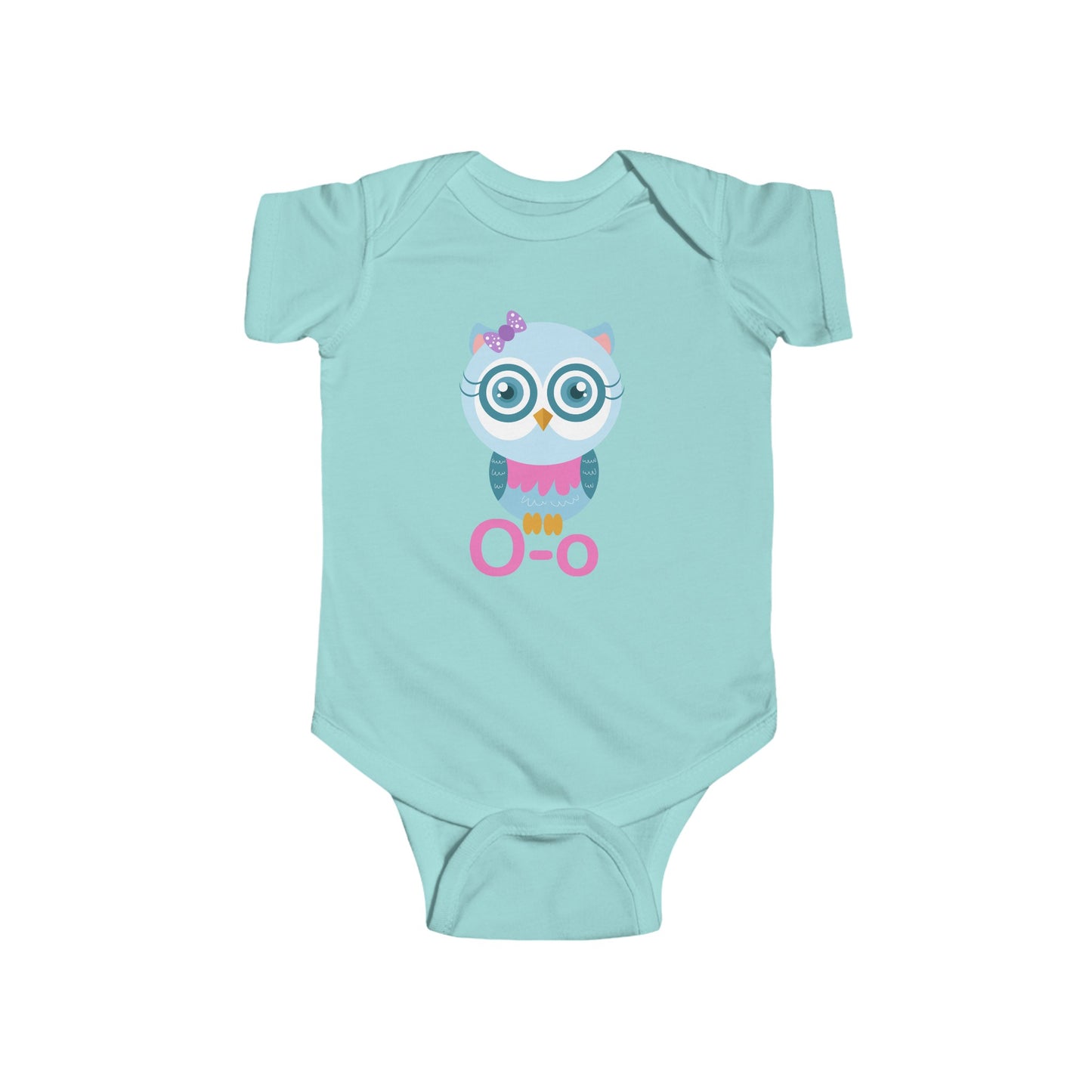 Charming Baby Onesie with "O" and Owl Design - Fun Alphabet Learning for Kids