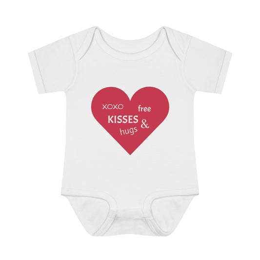 Enveloppez votre tout-petit dans la chaleur de l'amour avec notre adorable combinaison pour la Saint-Valentin !