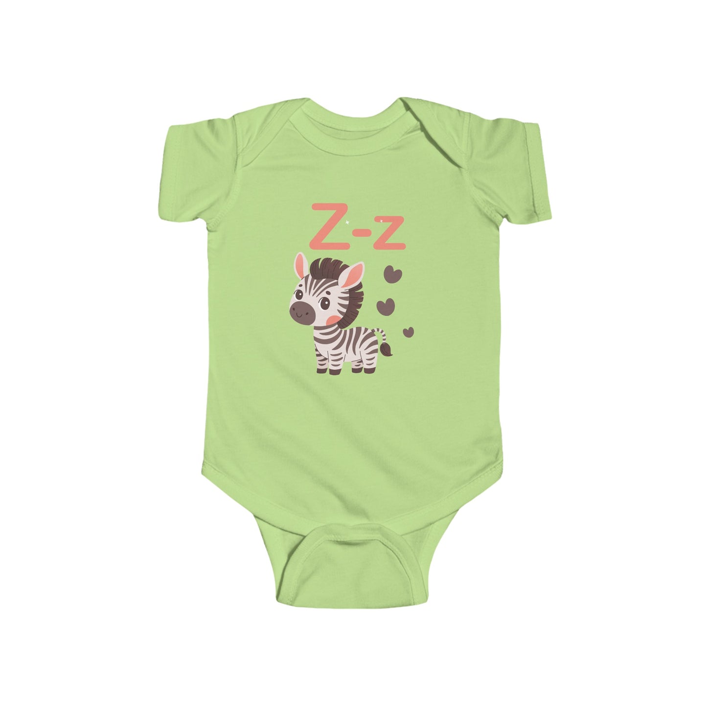 Zippy Zebra 'Z' Baby Onesie - A Wild Alphabet Learning Adventure