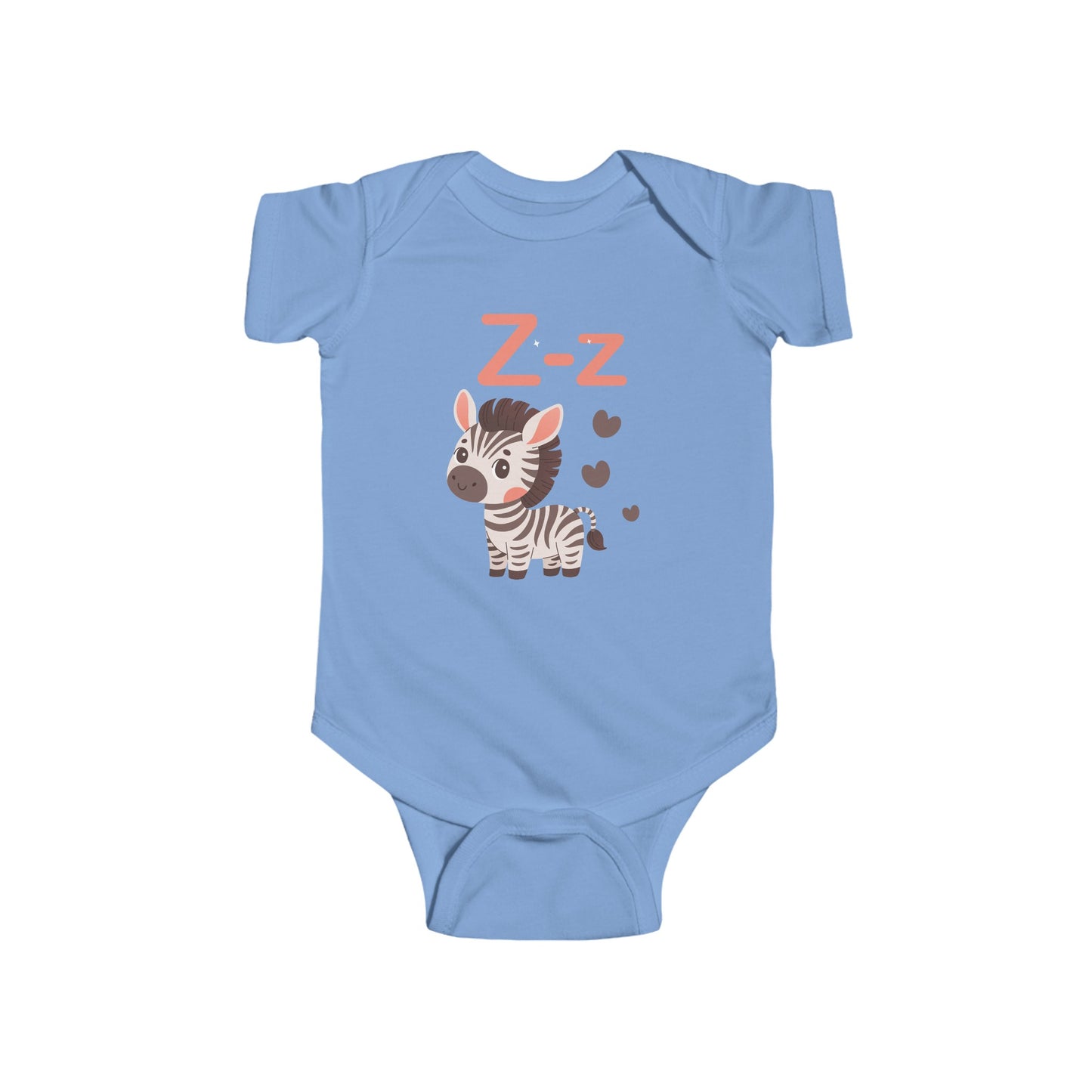 Zippy Zebra 'Z' Baby Onesie - A Wild Alphabet Learning Adventure