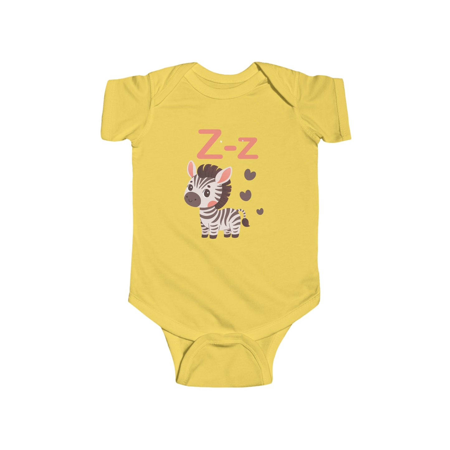 Zippy Zebra 'Z' Baby Onesie - A Wild Alphabet Learning Adventure