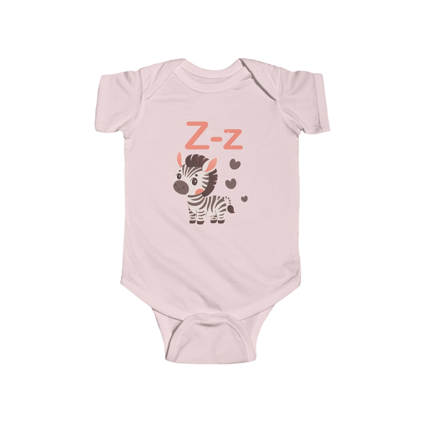 Zippy Zebra 'Z' Baby Onesie - A Wild Alphabet Learning Adventure