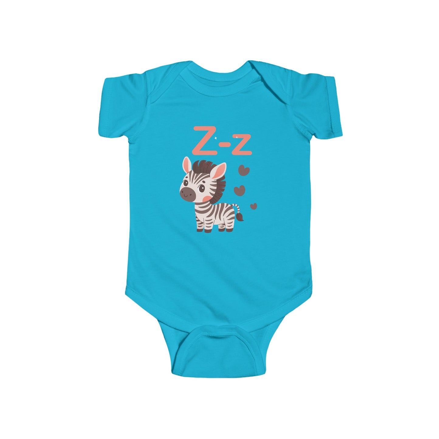 Zippy Zebra 'Z' Baby Onesie - A Wild Alphabet Learning Adventure