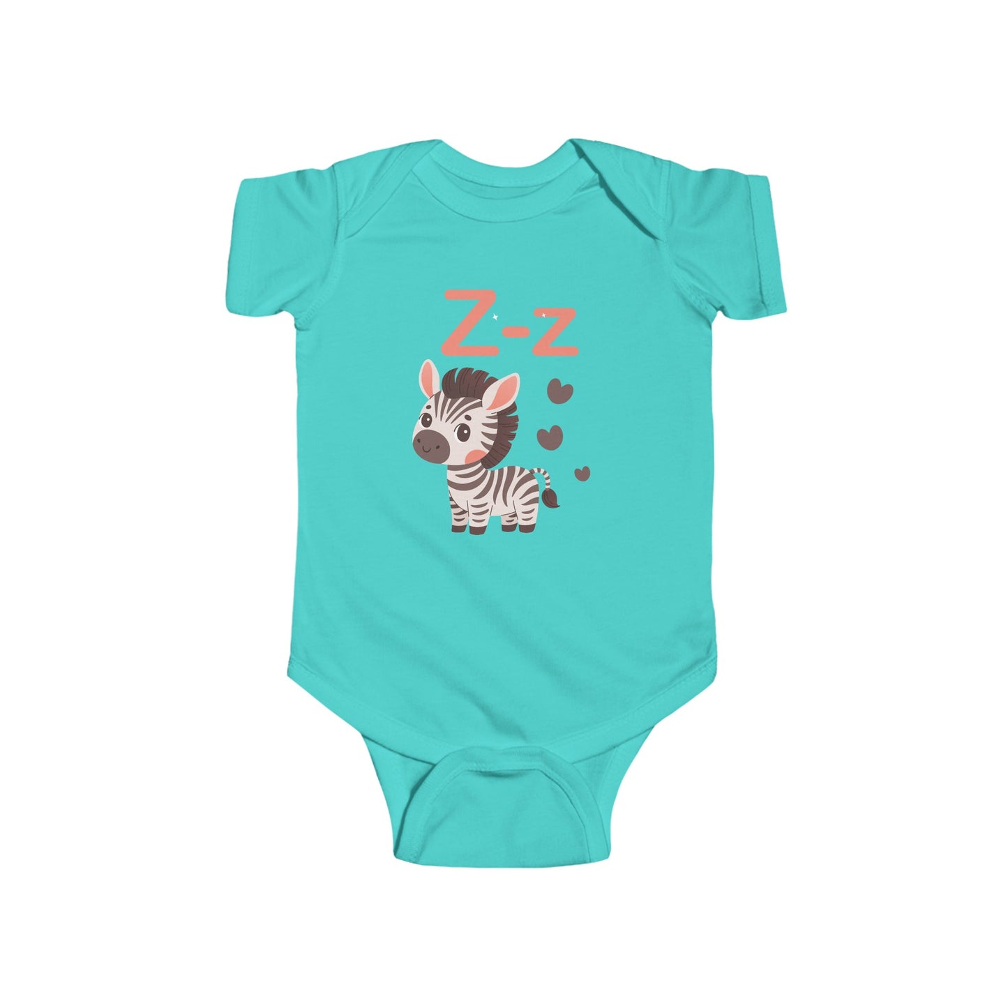 Zippy Zebra 'Z' Baby Onesie - A Wild Alphabet Learning Adventure