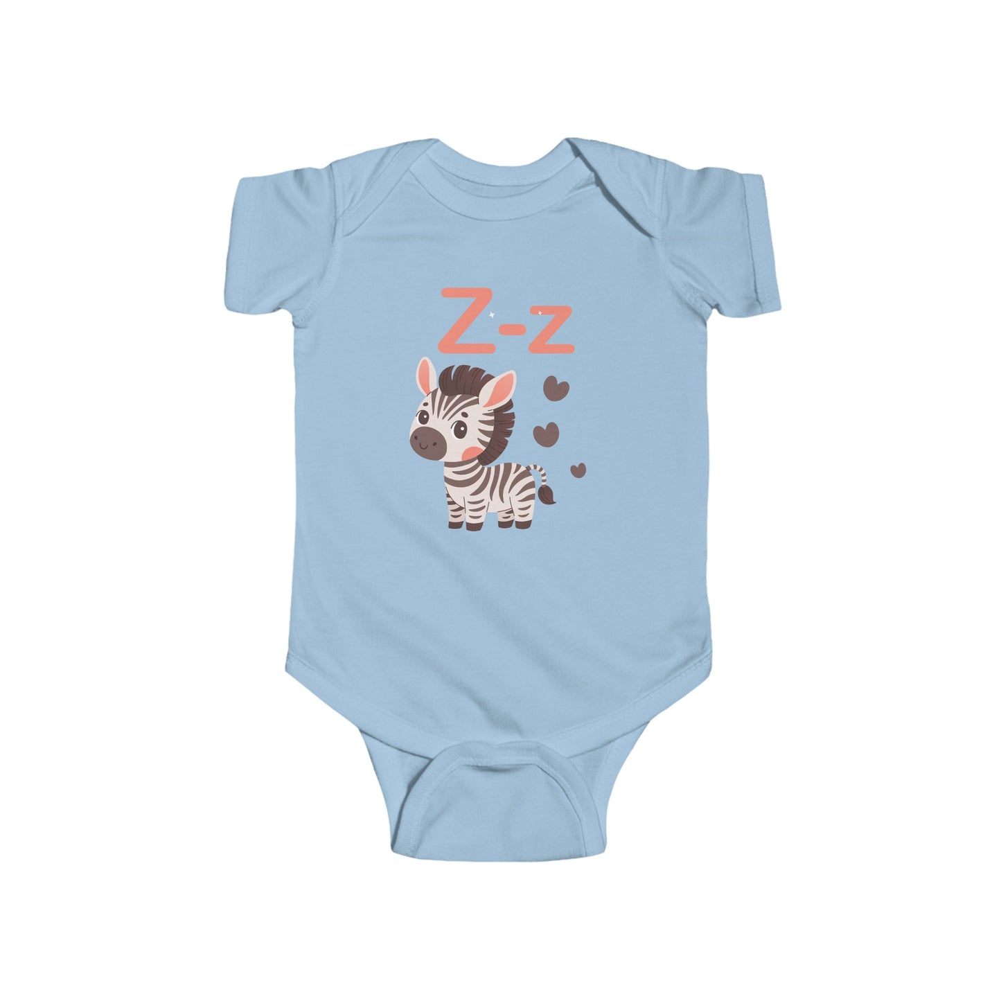 Zippy Zebra 'Z' Baby Onesie - A Wild Alphabet Learning Adventure