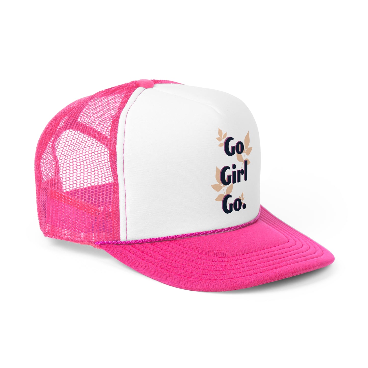 Go Girl Go" Trucker Cap - Empower Your Style