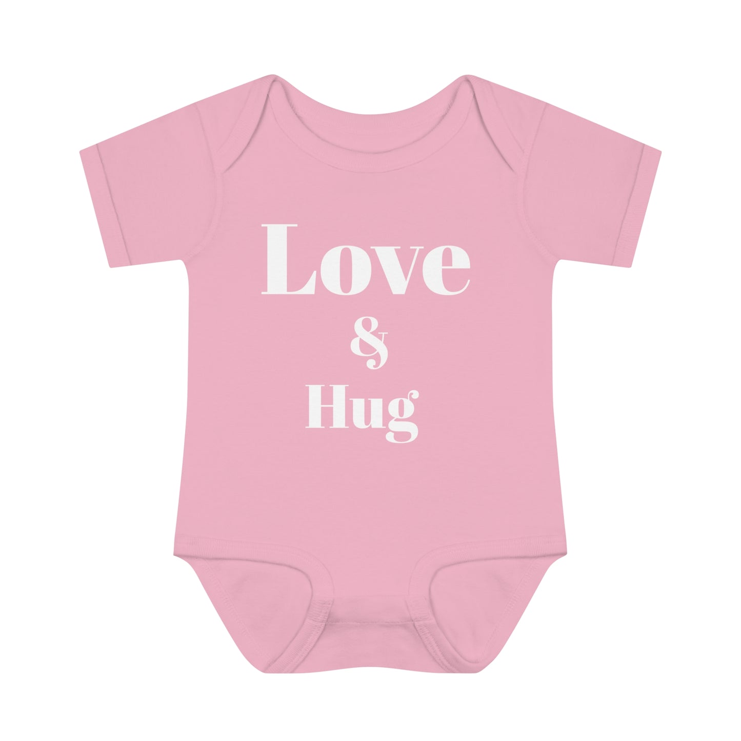 Love & Hug Valentine's Baby Onesie