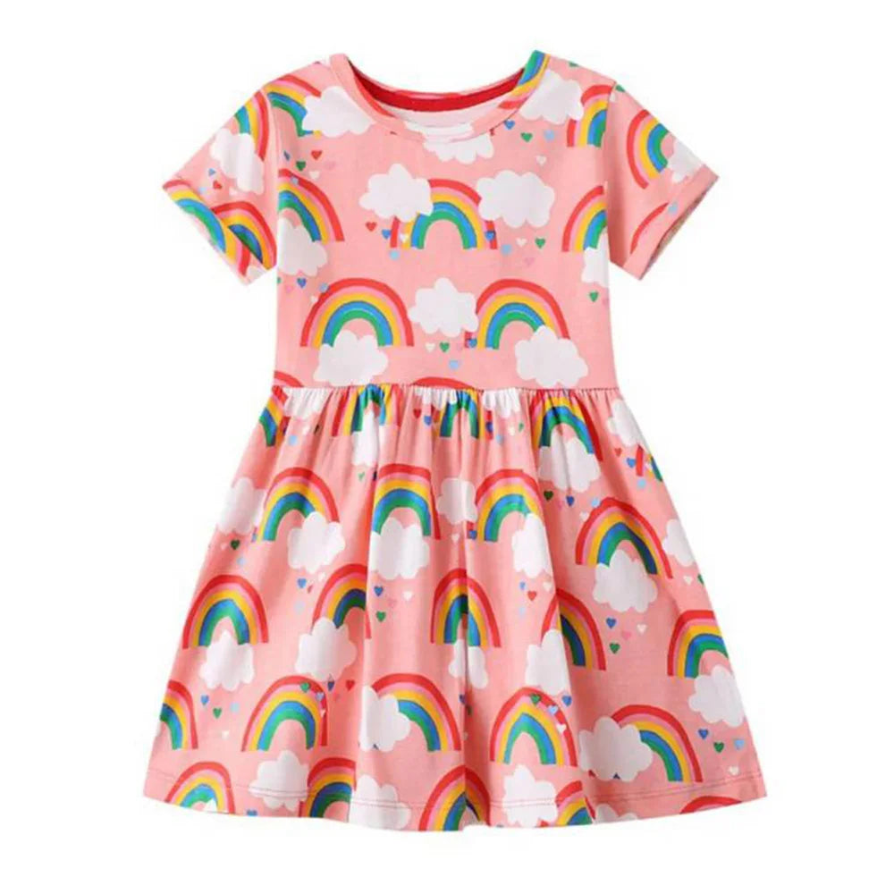 Baby Girl Dress with Animal Appliqué