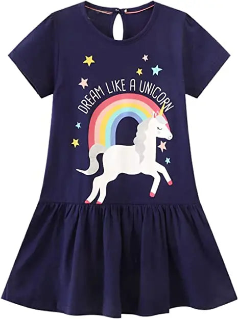 Kids Unicorn Party Dresses