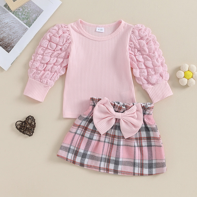 Casual Winter Cotton Trench Set for girls