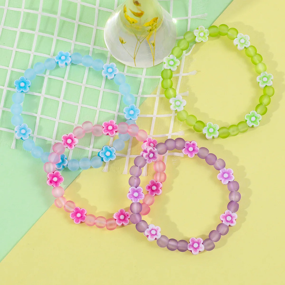 Frosted Bead Friendship Bracelet