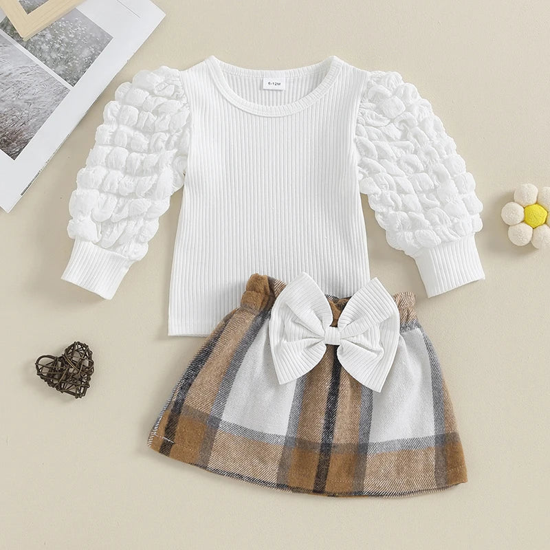 Casual Winter Cotton Trench Set for girls