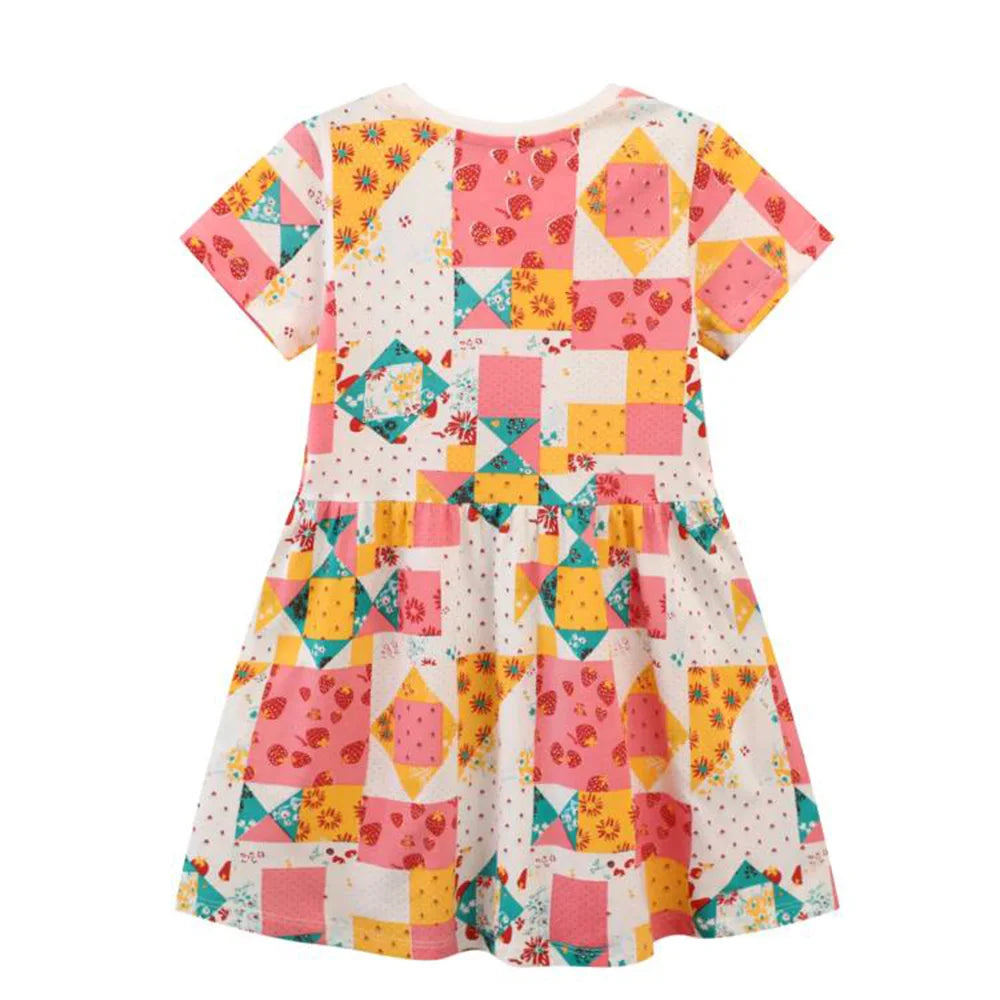 Baby Girl Dress with Animal Appliqué