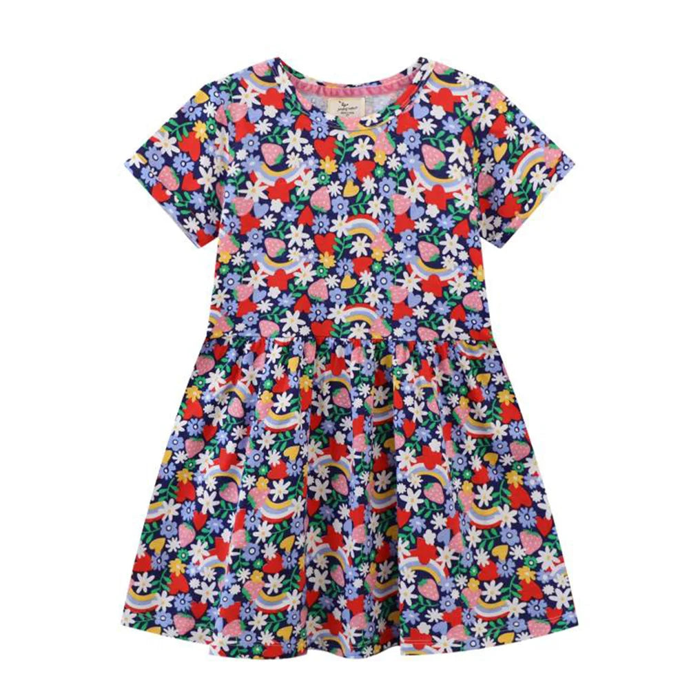 Baby Girl Dress with Animal Appliqué