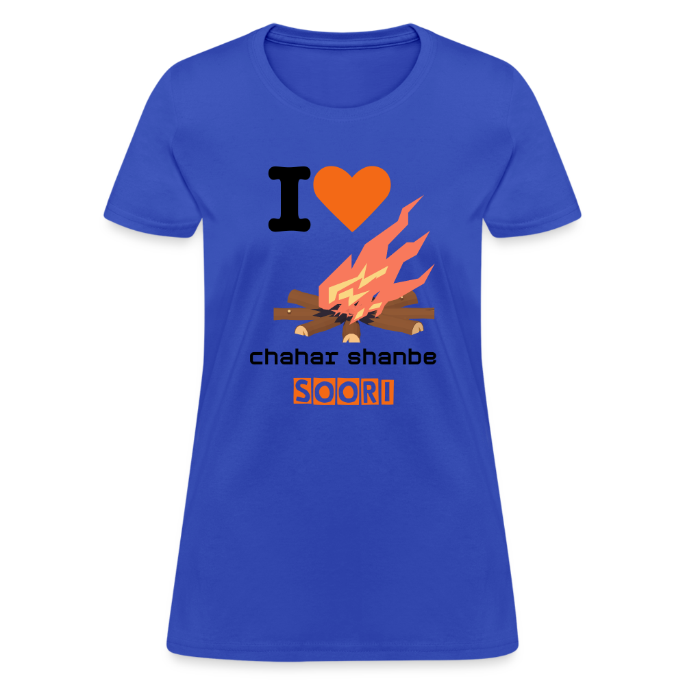 Women's Classic T-Shirt "I love 4shanbe soori" - royal blue