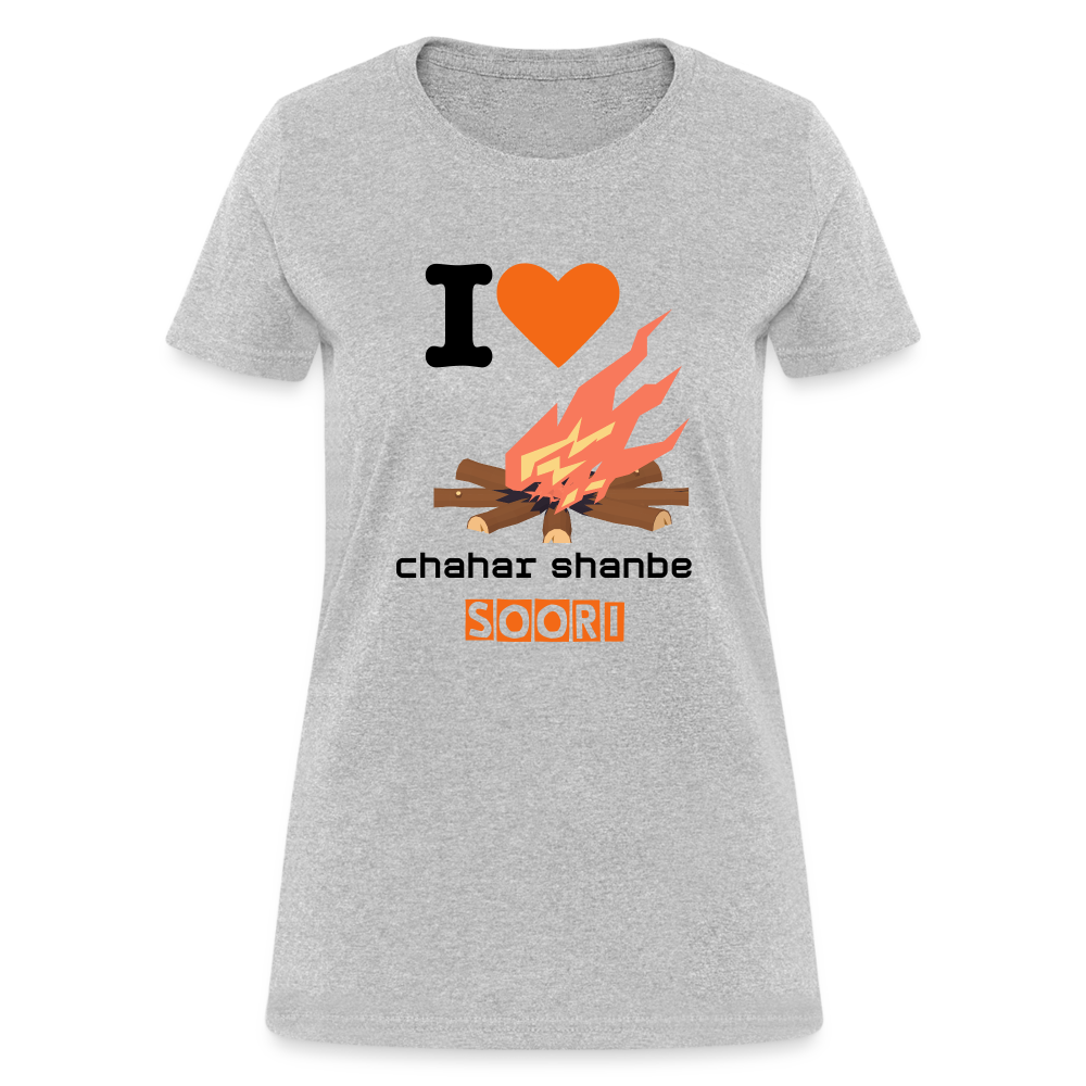 Women's Classic T-Shirt "I love 4shanbe soori" - heather gray