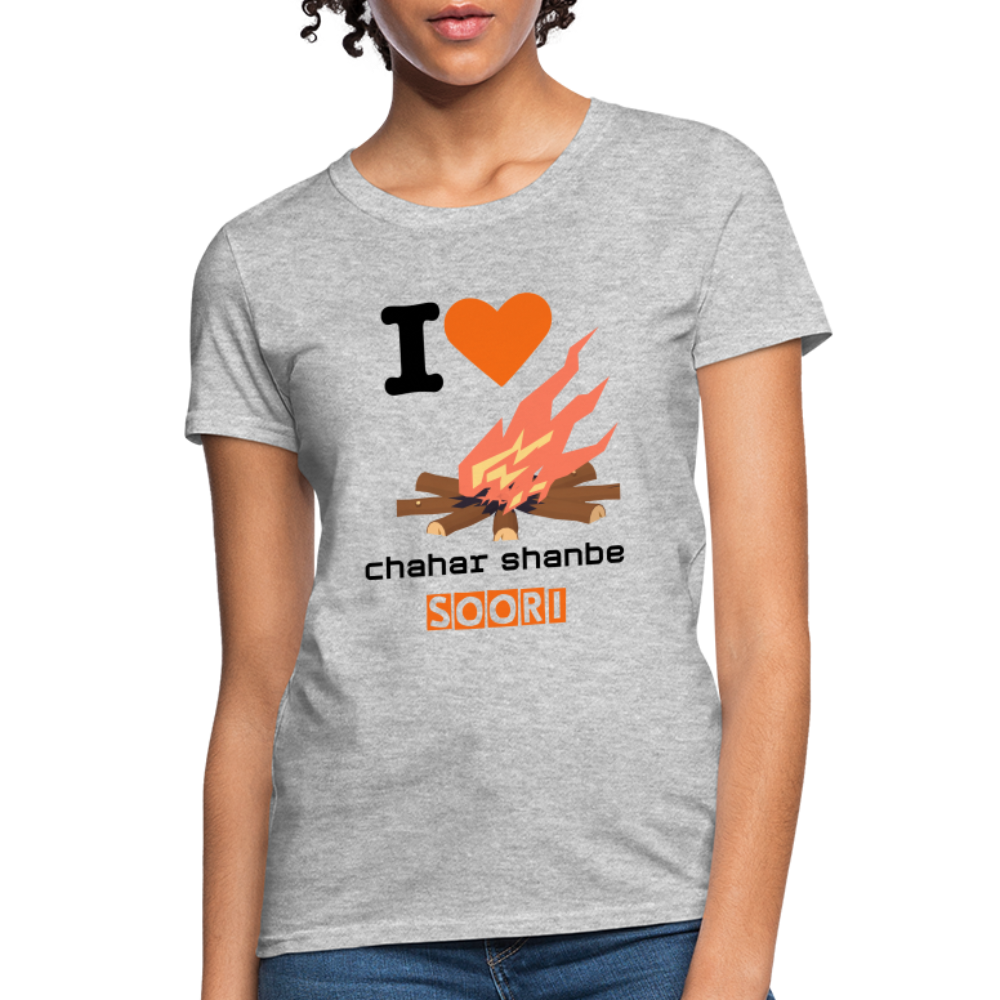 Women's Classic T-Shirt "I love 4shanbe soori" - heather gray