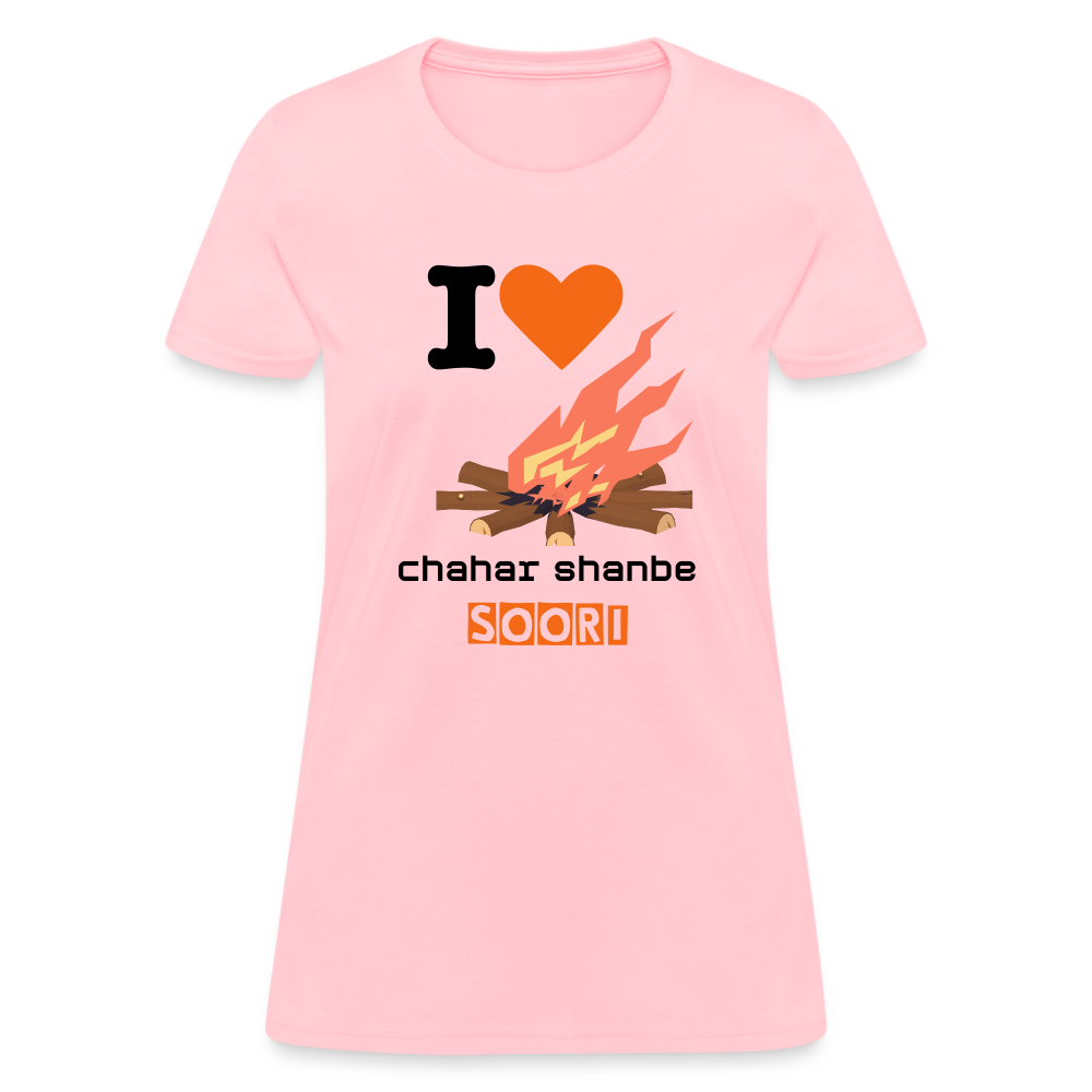 Women's Classic T-Shirt "I love 4shanbe soori" - pink