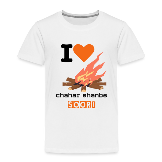 I Love Chaharshanbe Soori T-Shirt - white