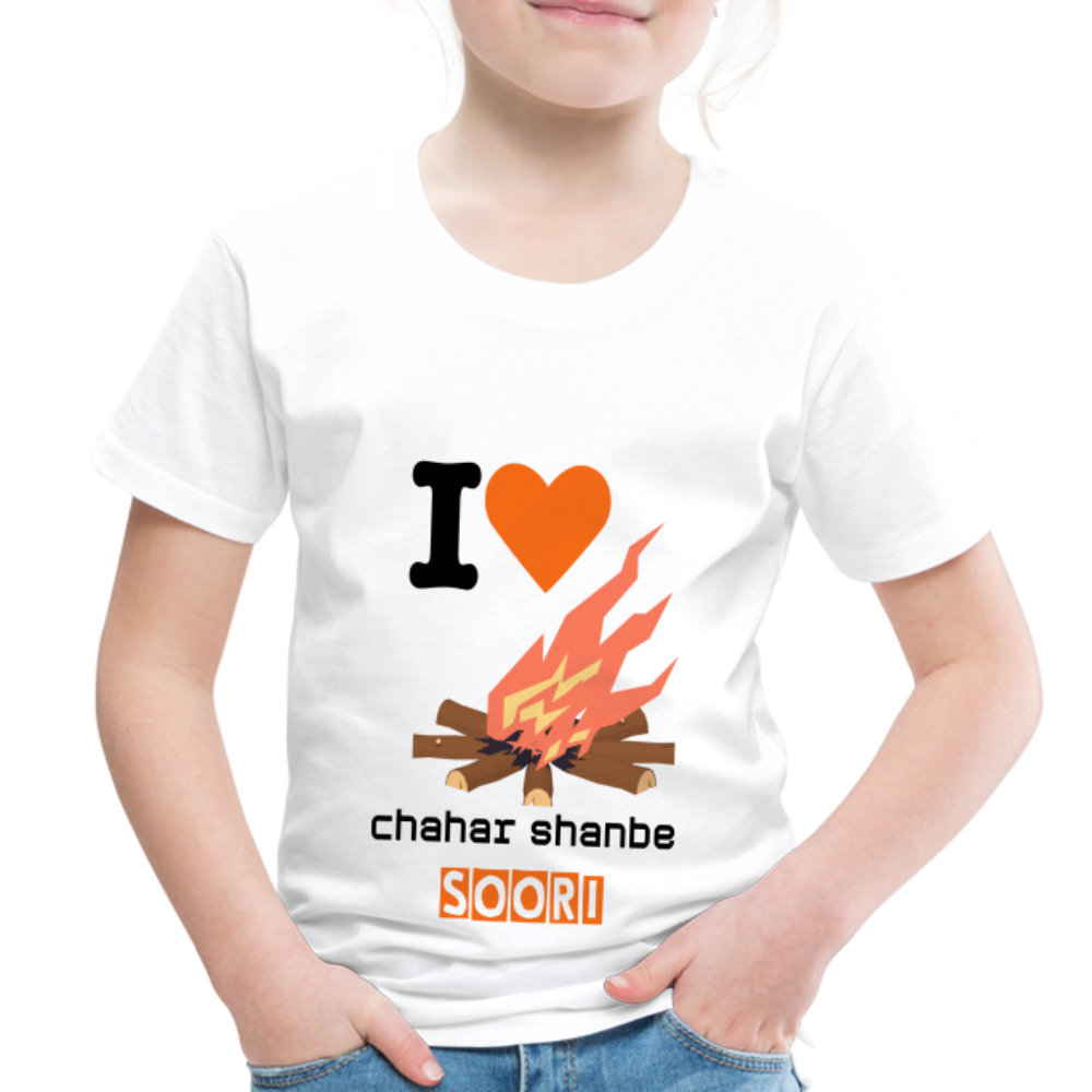 I Love Chaharshanbe Soori T-Shirt - white