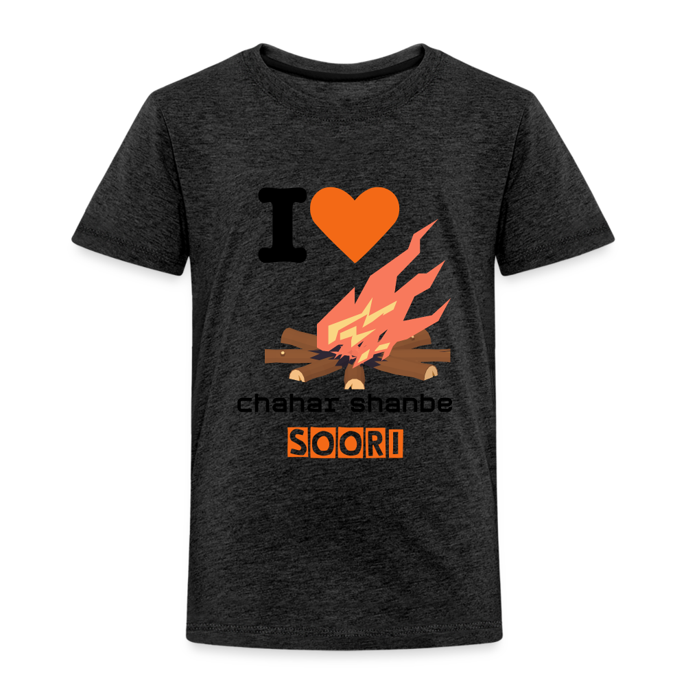 I Love Chaharshanbe Soori T-Shirt - charcoal grey