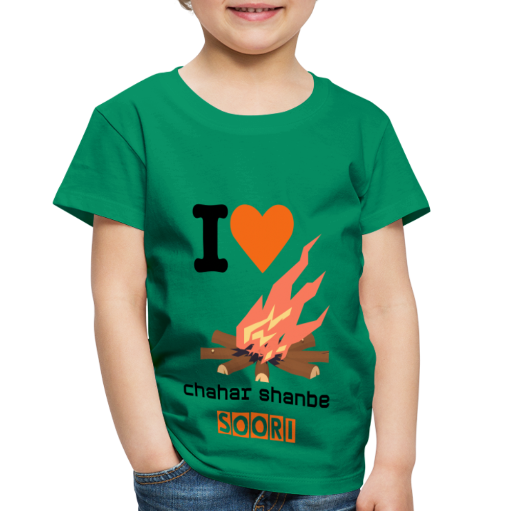 I Love Chaharshanbe Soori T-Shirt - kelly green