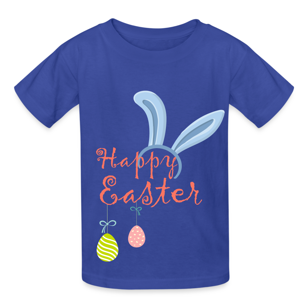 Happy Easter T-Shirt - royal blue